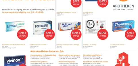 Unsere Angebote in der Woche vom 31.08. - 05.09.2020